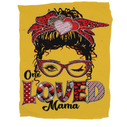 One Loved Mama Rhinestone DTF Transfer