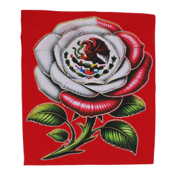 Viva Mexico Rose Rhinestone DTF Transfer