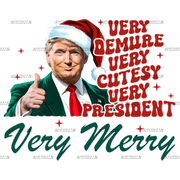 Very Merry Trump-2  DTF Transfer