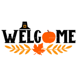 Welcome-1 DTF Transfer