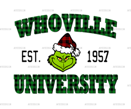 Whoville University DTF Transfer
