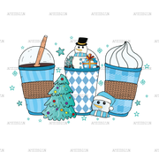 Winter Coffee DTF Transfer