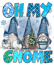 Winter Oh My Gnome DTF Transfer