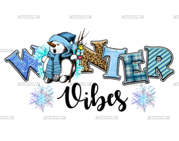 Winter Vibes-1 DTF Transfer