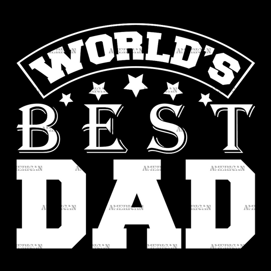 World's Best Dad DTF Transfer