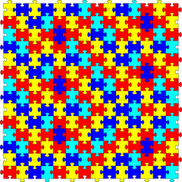Autism Puzzle DTF Transfer