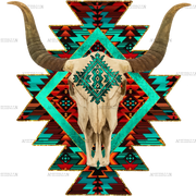 Aztec Bull DTF Transfer