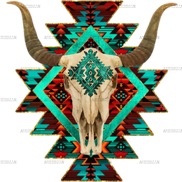 Aztec Bull DTF Transfer