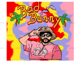 Bad Bunny Dtf Transfer