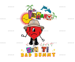Bad Bunny Un Verano Sin Ti 4 Dtf Transfer