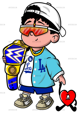 Bad Bunny Baby Dtf Transfer