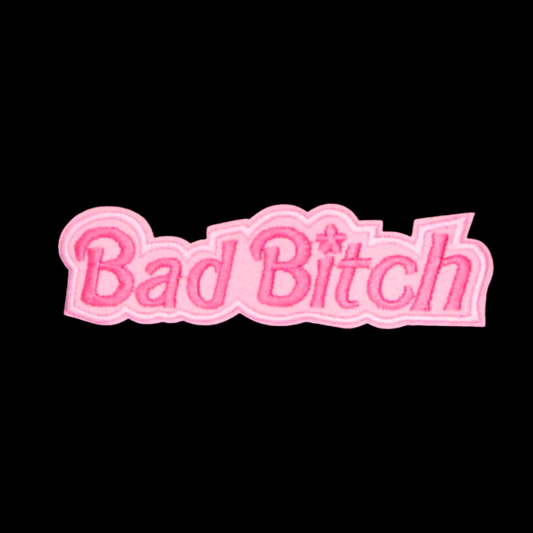 Bad Bitch Pink Patch (Small/Embroidery)