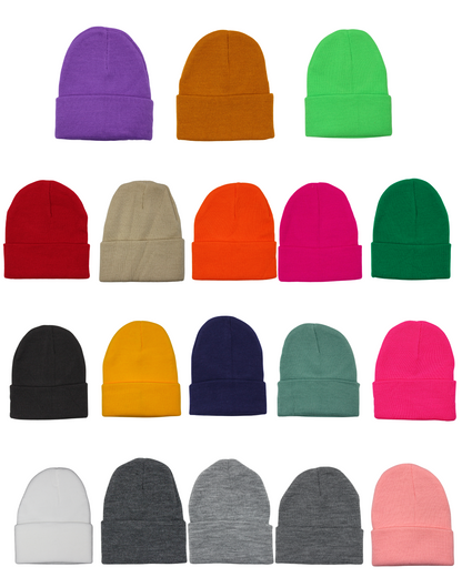 Adult Plain Beanie