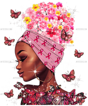 Black Queen Cancer Survivor DTF Transfer