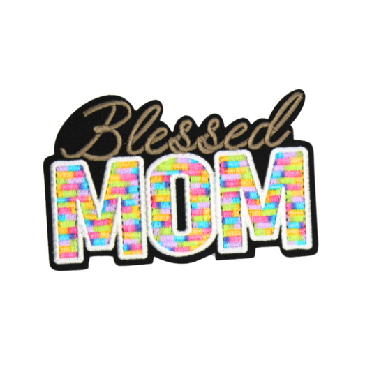 Blessed Mom Multicolor Patch (Medium/Embroidery)