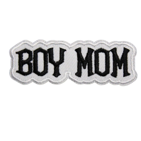 Boy Mom Patch (Small/Embroidery)