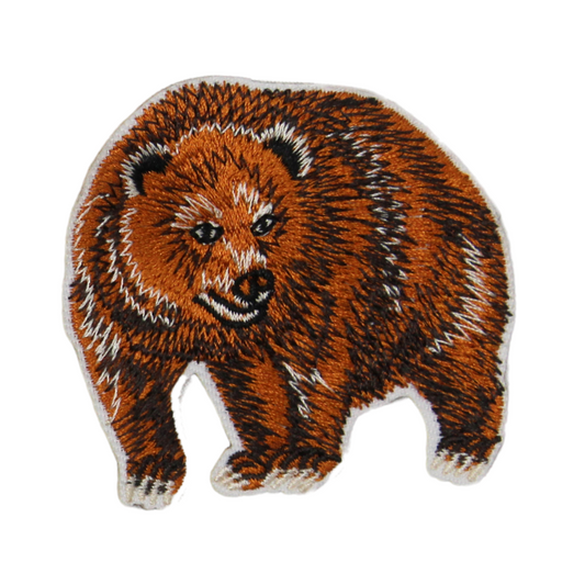 Grizzly Bear Patch (Small/Embroidery)