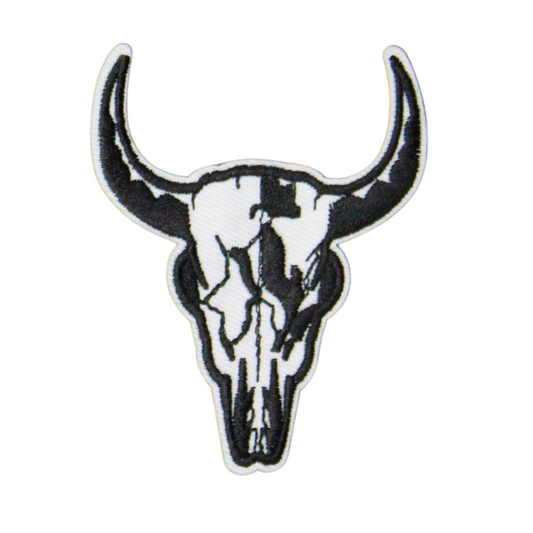 Longhorn Skull Patch (Small/Embroidery)
