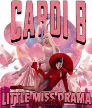 Cardi B Little Miss Drama Tour Pink Dress DTF Transfer