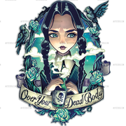 Cartoon Wednesday DTF Transfer