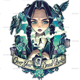 Cartoon Wednesday DTF Transfer