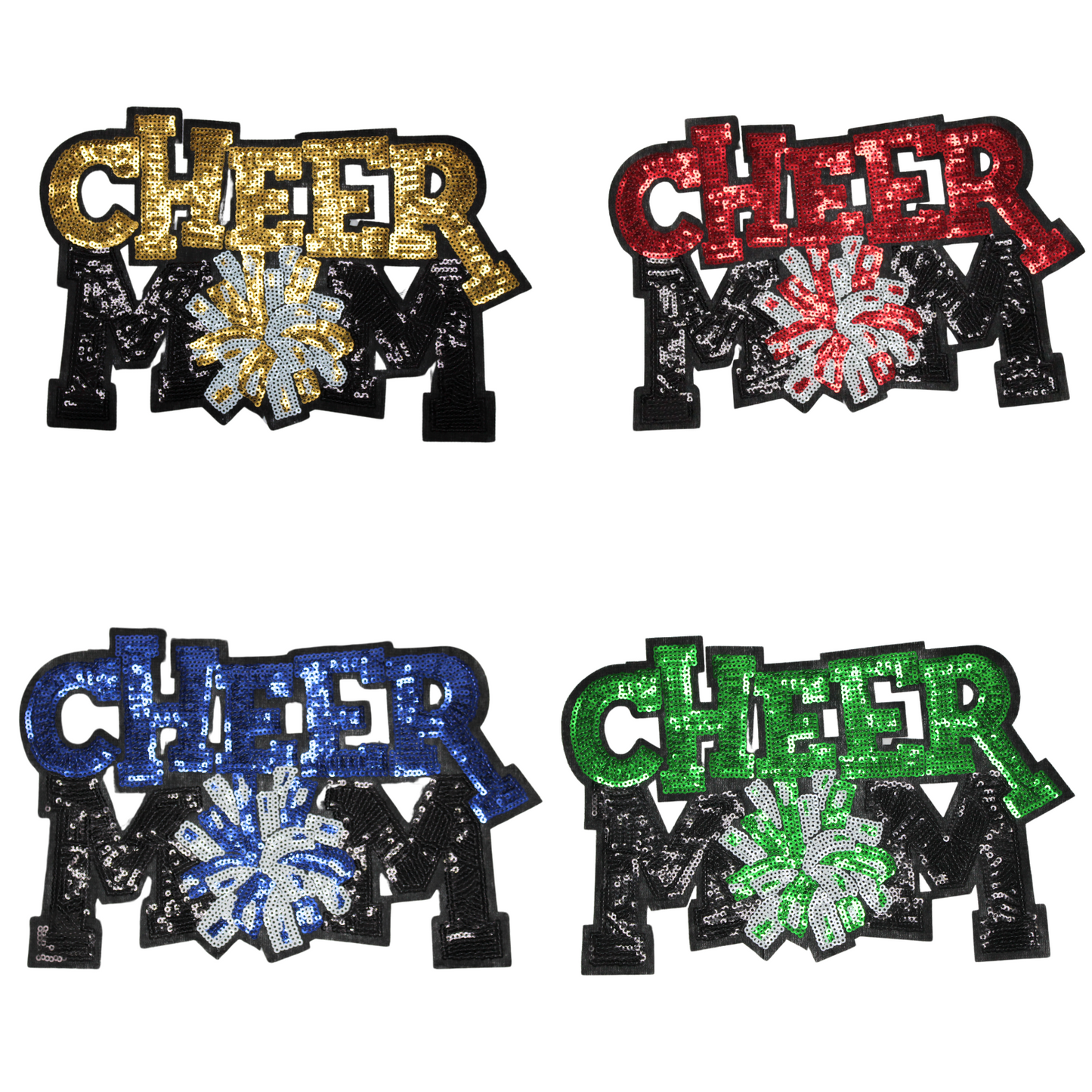 Cheer Mom Patch (Medium/Sequin)