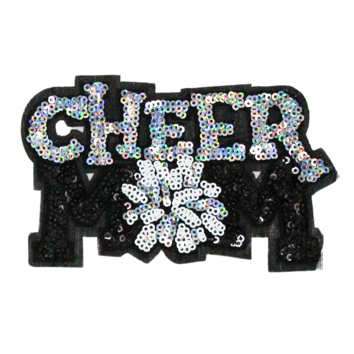 Cheer Mom Patch (Small/Sequin)