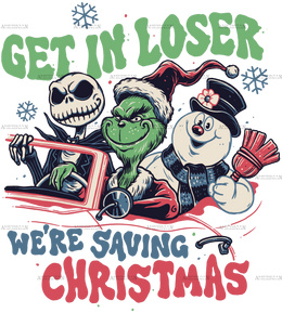 Christmas Losers DTF Transfer