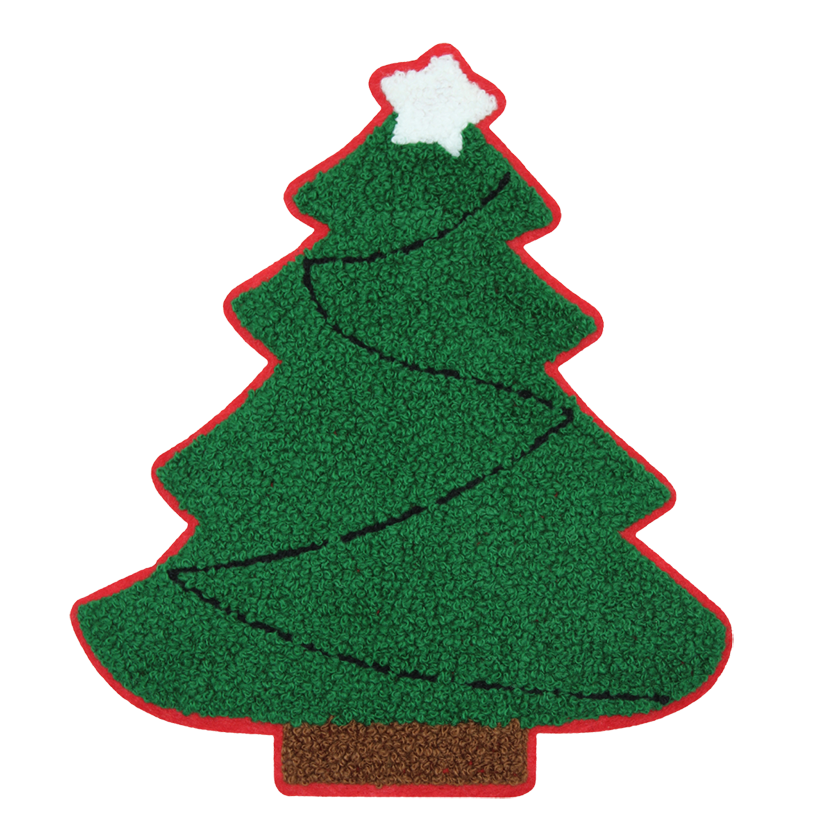Christmas Tree Patch (Large/Chenille)