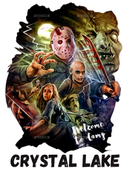 Crystal Lake Halloween DTF Transfer