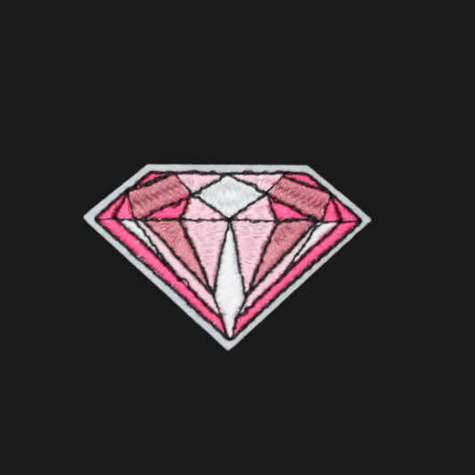 Diamond Pink Patch (Small/Embroidery)
