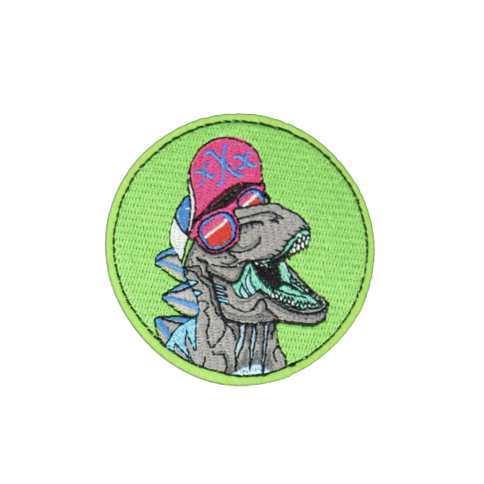 Dinosaurs Wearing Sunglasses Patch(Small/Embroidery)