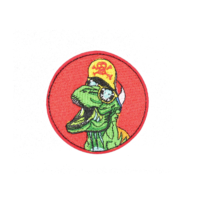 Dinosaurs Wearing Sunglasses Patch(Small/Embroidery)