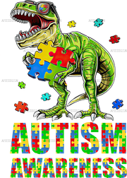 Dinosaur Austin DTF Transfer