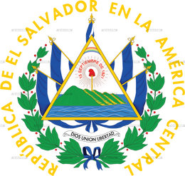 El Salvador Crest Dtf Transfer