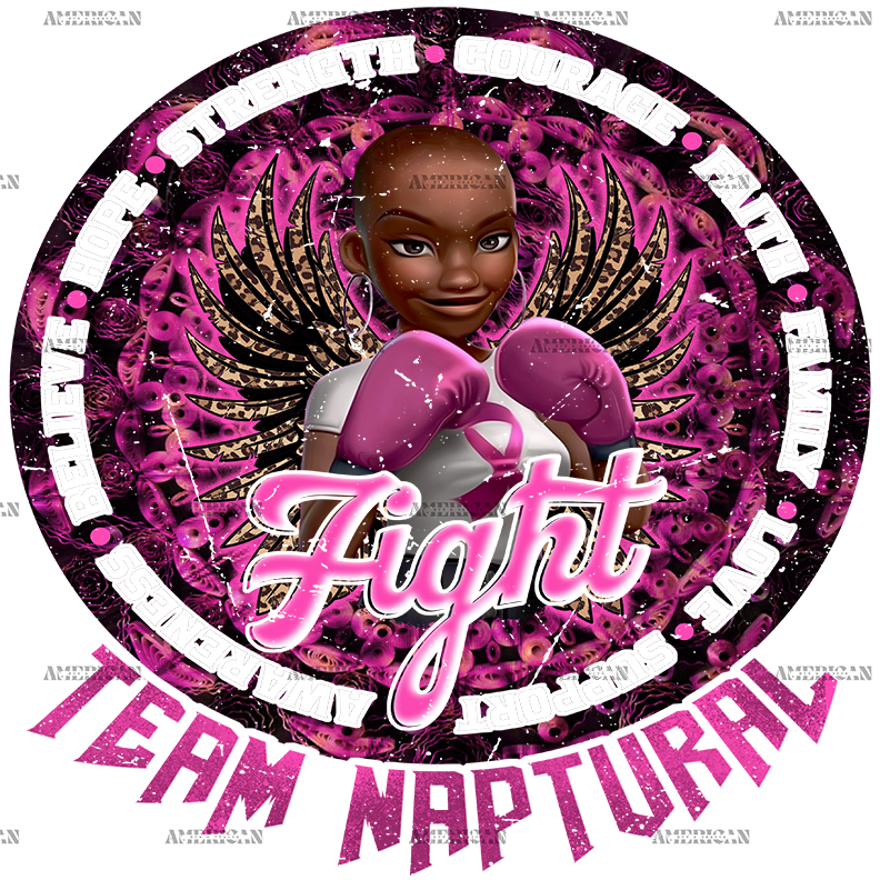 Fight Team Naptural DTF Transfer