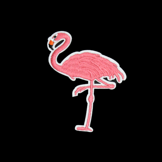 Flamingo Patch (Small/Embroidery)