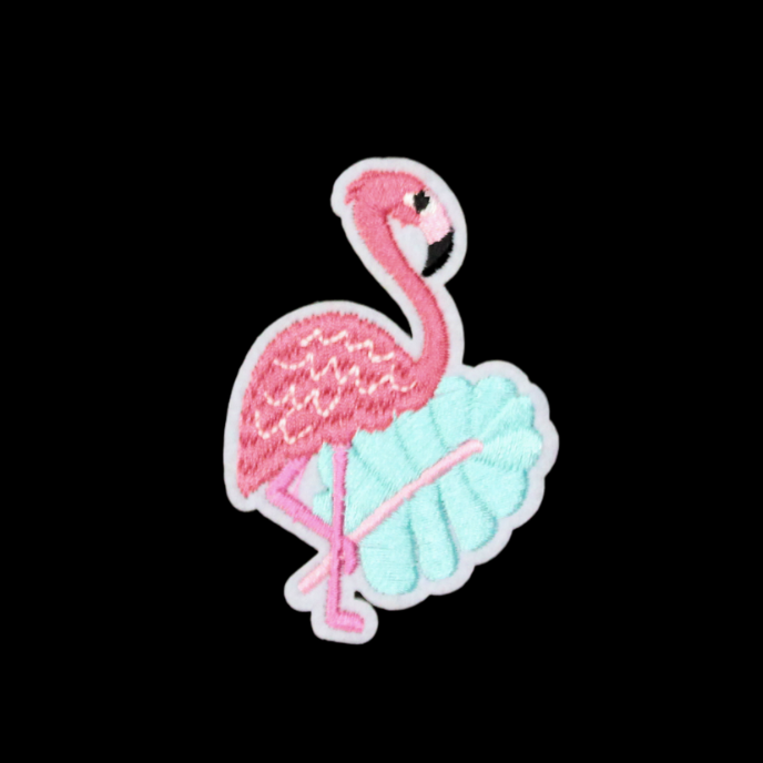 Flamingo Patch (Small/Embroidery)