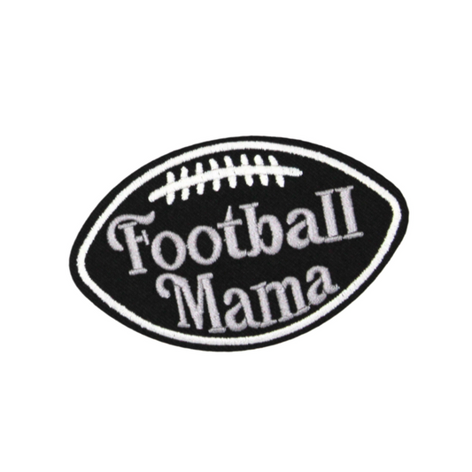 Football Mama Patch (Small/Embroidery)