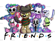 Friends Halloween DTF Transfer