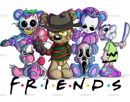 Friends Halloween DTF Transfer