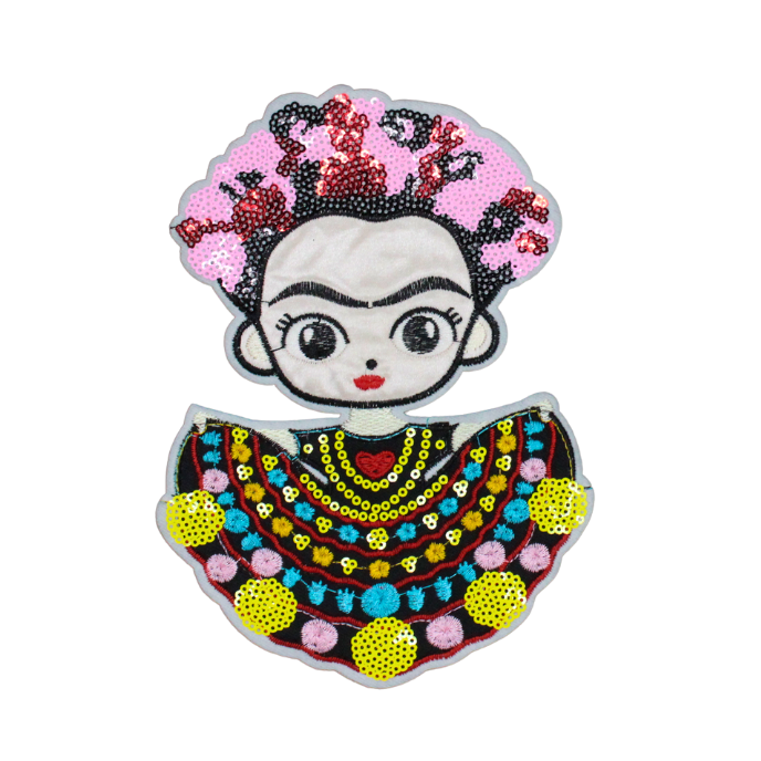 Frida Kahlo Patch (Large/Sequin)