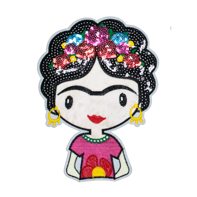 Frida Kahlo Patch (Large/Sequin)