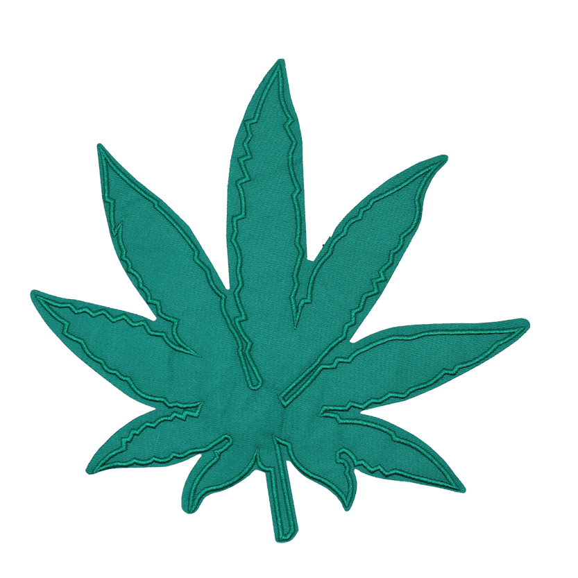 Marijuana Green Patch (Large/Embroidery)