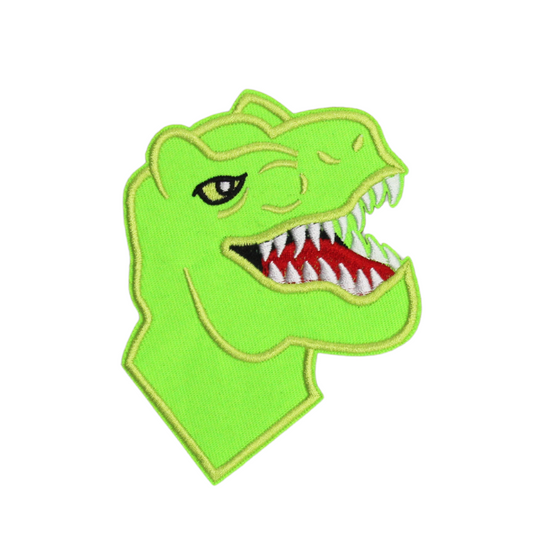 Green Dinosaur Patch (Small/Embroidery)