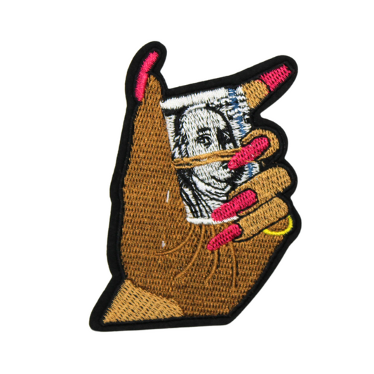 Money Hand Patch (Small/Embroidery)