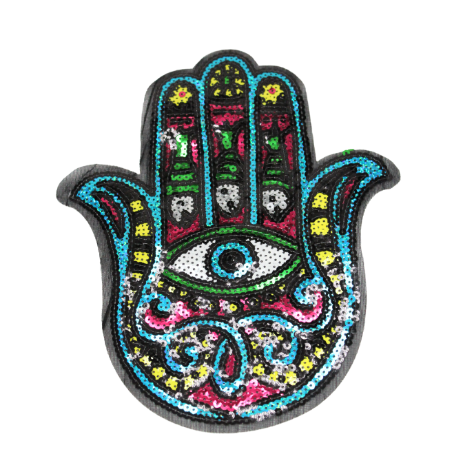 Hand Design Patch (Large/Sequin)