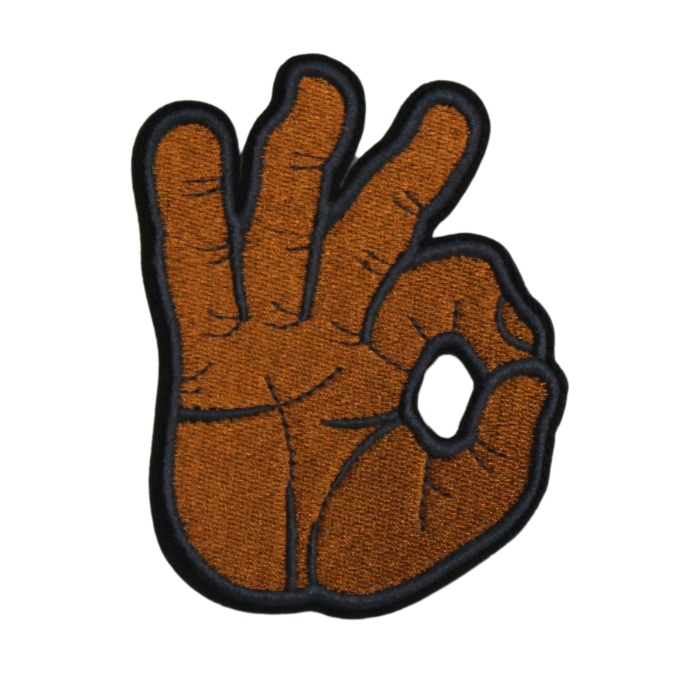 Hand Gestures Patch (Small/Embroidery)