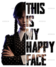 Happy Face Wednesday DTF Transfer