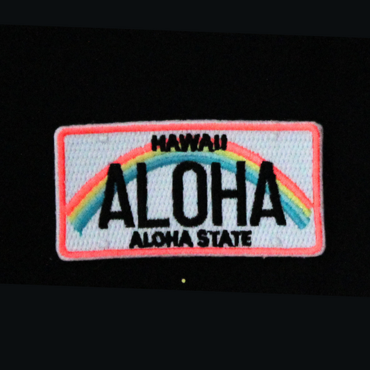 Hawaii Aloha State Patch (Small/Embroidery)
